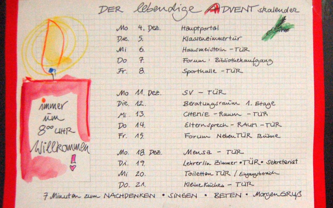 Der lebendige Adventskalender