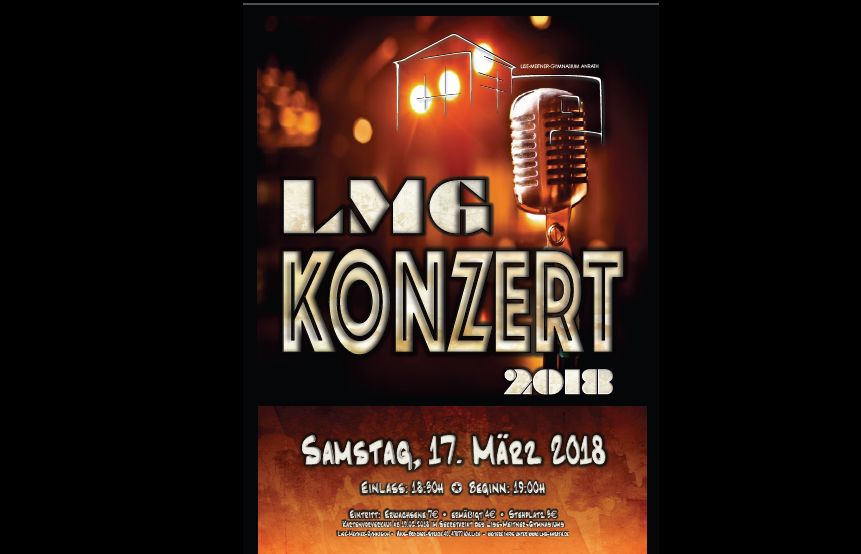 LMG Konzert am 17.3.18!