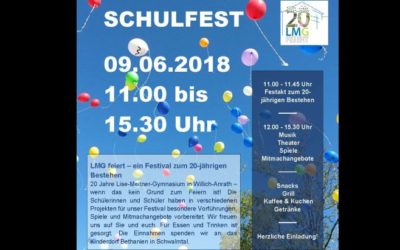 Schulfest zum 20-jährigen Jubiläum