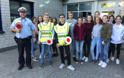Lernen miteinander und füreinander: Verkehrshelfer am LMG
