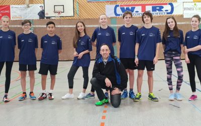 Badminton Kreismeisterschaft – zweiter Platz für das LMG