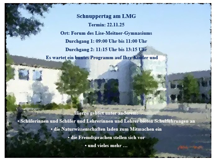 Schnuppertag LMG